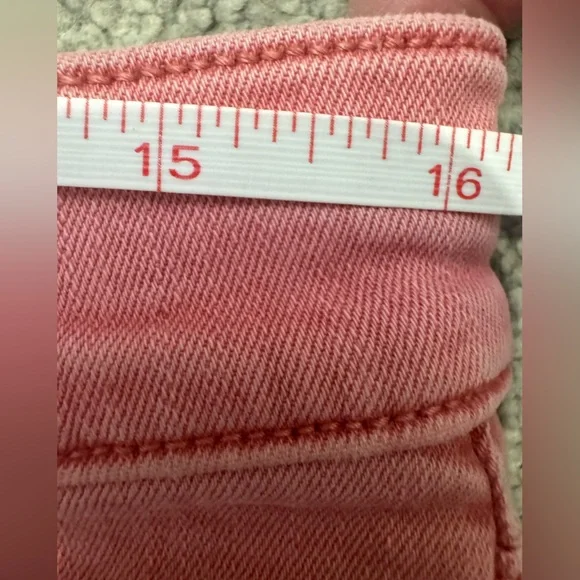 🌸 Tory Burch Pink Skinny Dusty Rose Jeans – Size 30 - Picture 15 of 16